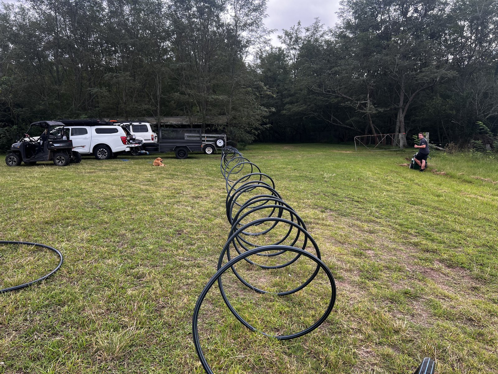 Site assessment in rural paddock